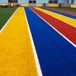 幼儿园彩虹跑道案例