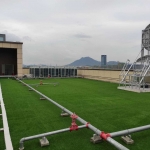 松山湖楼顶人造草坪案例