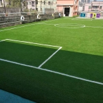 深圳沙井某学校人造草运动场