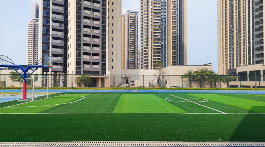 深圳龙岗平湖某学校足球场