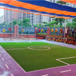深圳光明某幼儿园人造草足球场
