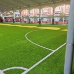 深圳光明某高中足球场草坪