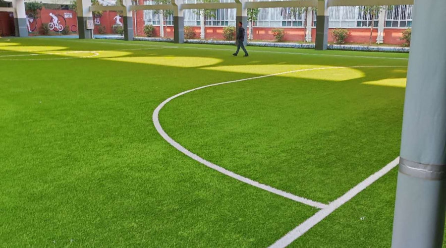 深圳光明某高中足球场草坪