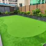 佛山某别墅庭院人造草果岭案例