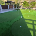 惠州别墅庭院人造草果岭案例