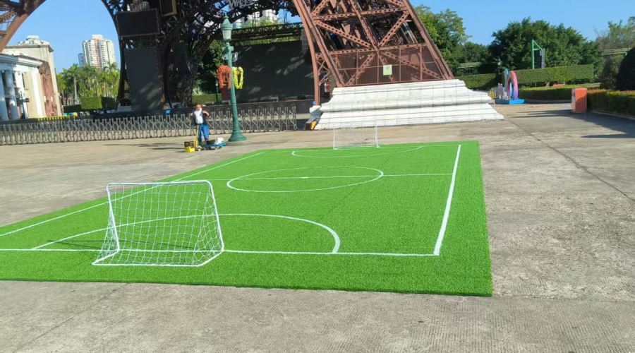 深圳世界之窗人造草坪小型足球场